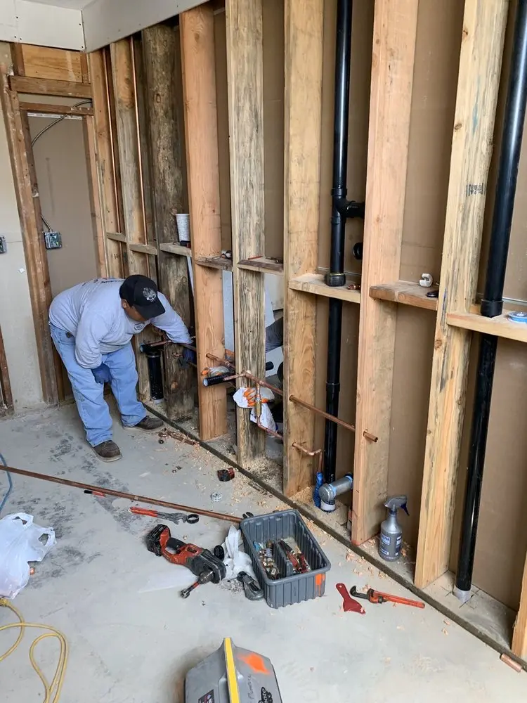 Commercial rough-in plumbing for Gas Line Repair in Evergreen Village